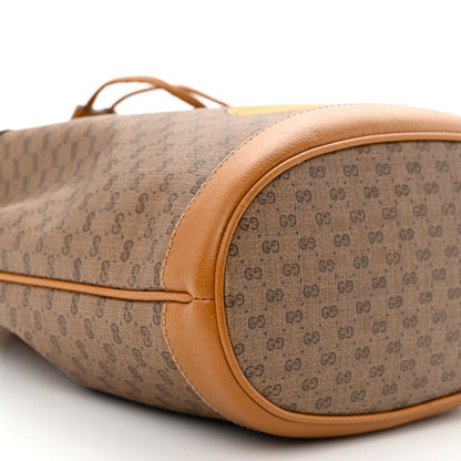 Gucci X DISNEY Mini Vintage GG Supreme Monogram Bucket Bag Beige Vintage Sun Oil 9 of 10