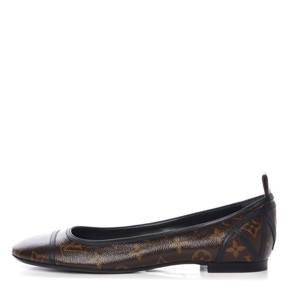 Louis Vuitton Monogram New Revival Ballerina Flats 40.5 Cacao 1 of 8