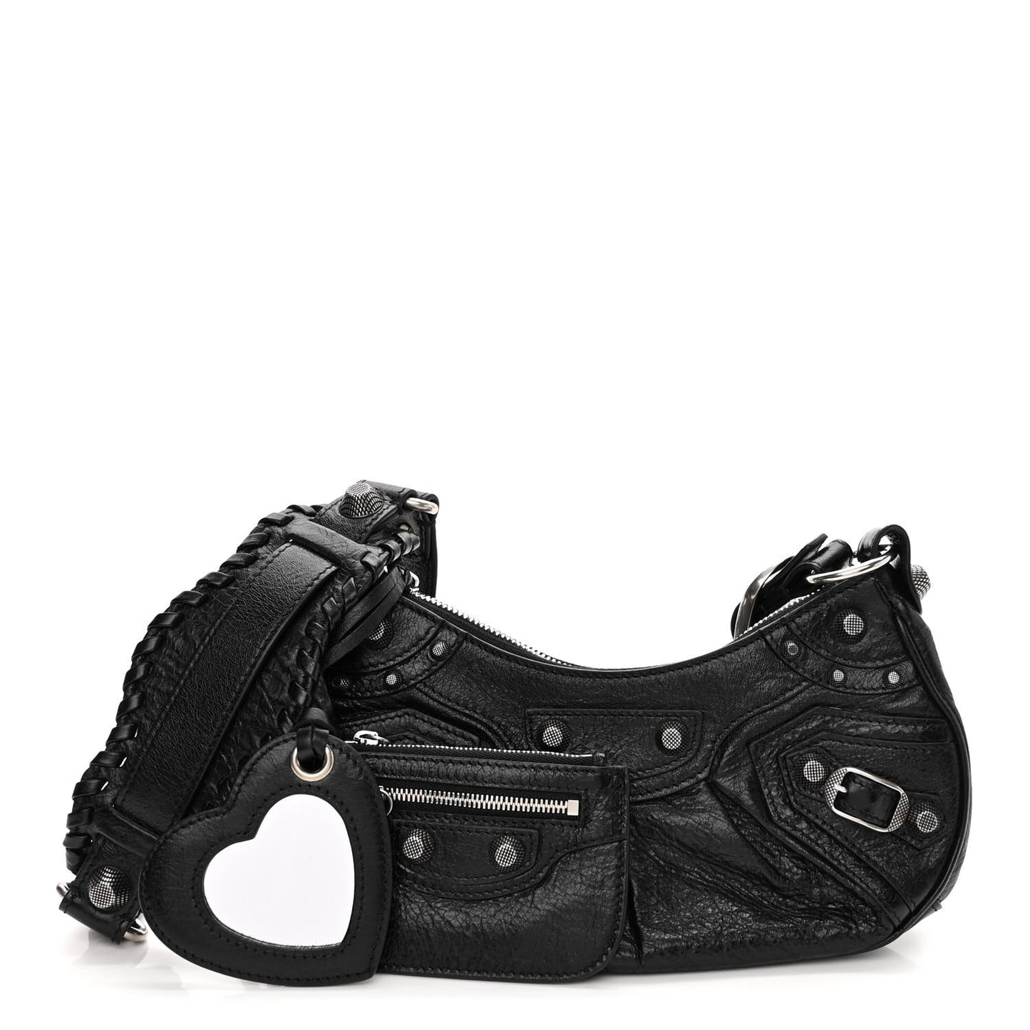 Agneau Arena Le Cagole Shoulder Bag XS Black