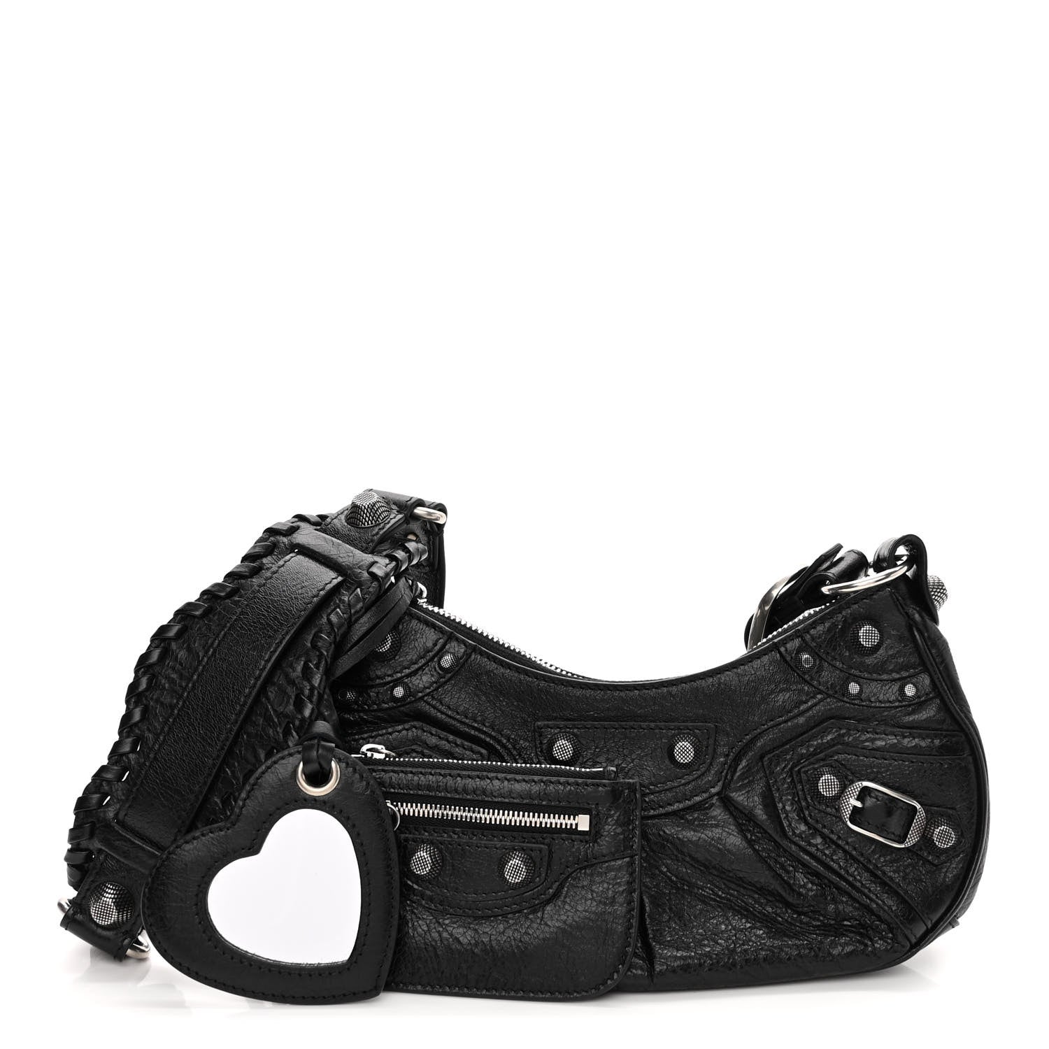 Balenciaga Agneau Arena Le Cagole Shoulder Bag XS Black 1 of 10