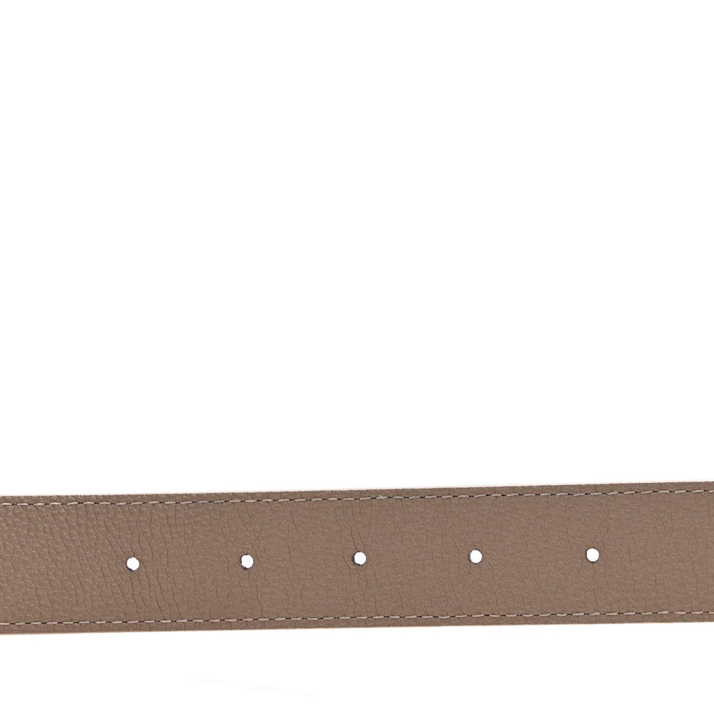 Calfskin Monogram 30mm LV Initiales Reversible Belt 80 32 Beige
