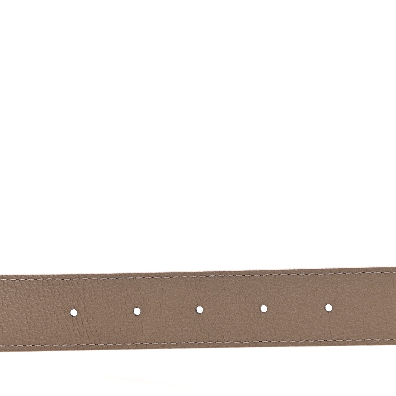 Louis Vuitton Calfskin Monogram 30mm LV Initiales Reversible Belt 80 32 Beige 3 of 7