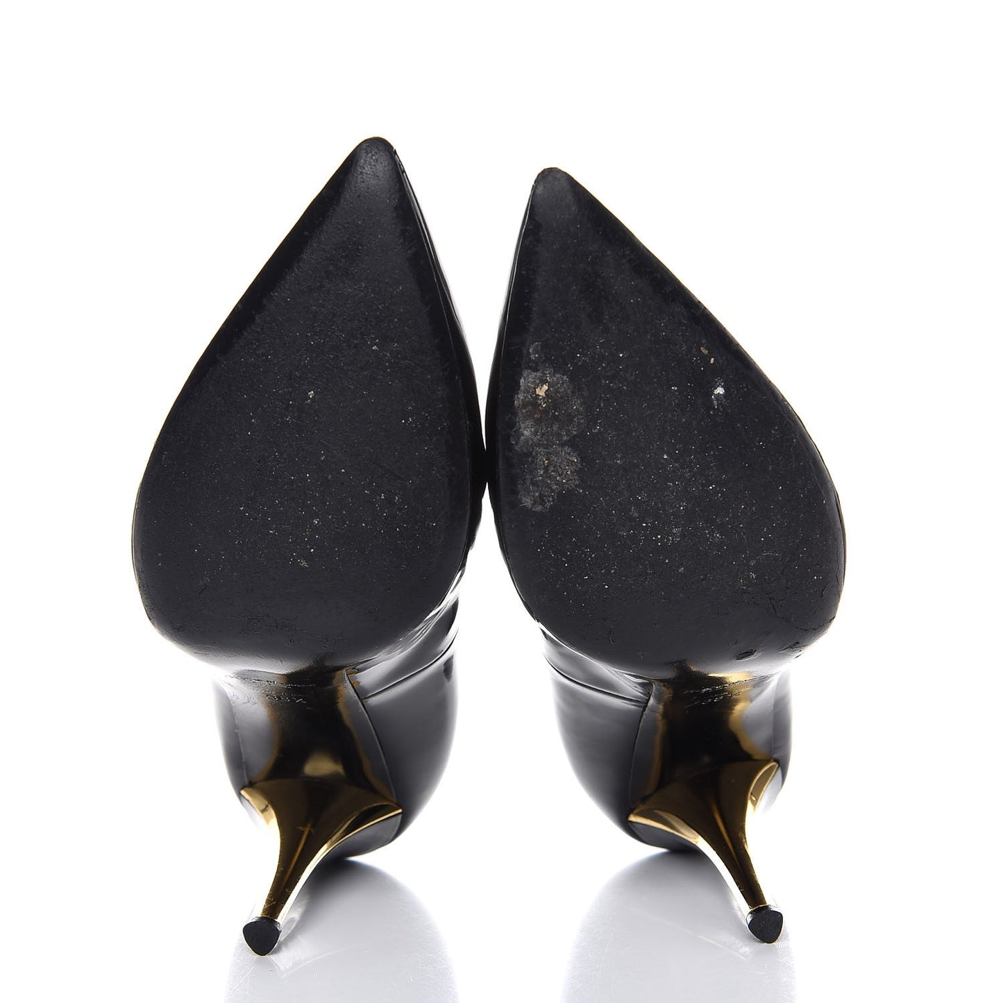 Patent Calfskin Clara Pumps 38.5 Black