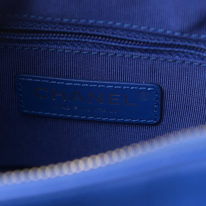 Chanel Tweed Calfskin Small Gabrielle Hobo Royal Blue 6 of 11
