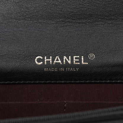 Chanel Patent Quilted Golden Class Wallet on Chain WOC Black 6 of 10