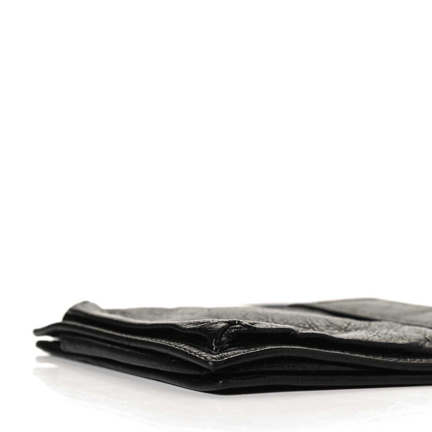 Agneau Arena Small Explorer Crossbody Pouch Black