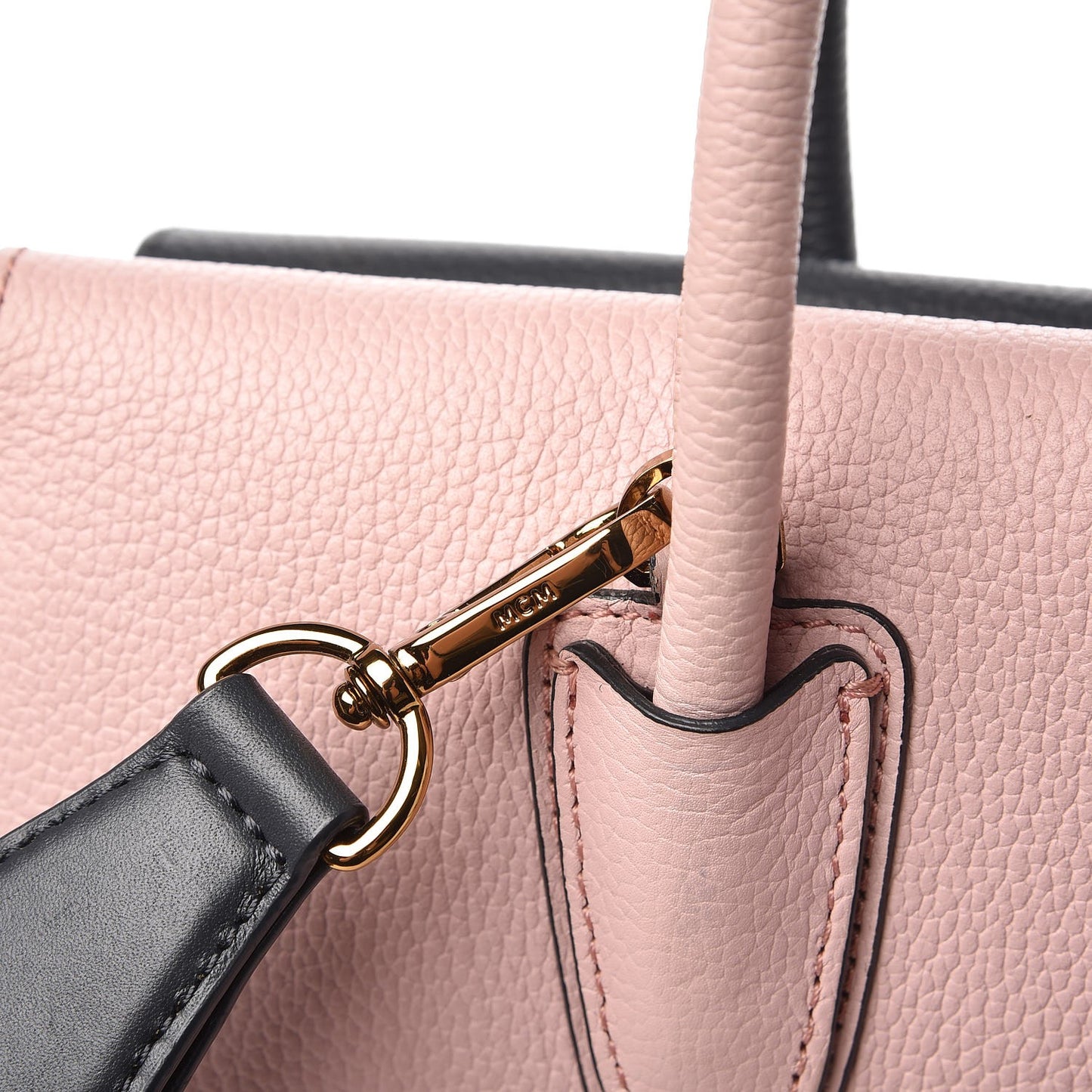 Grained Calfskin Medium Milla Tote Pale Mauve