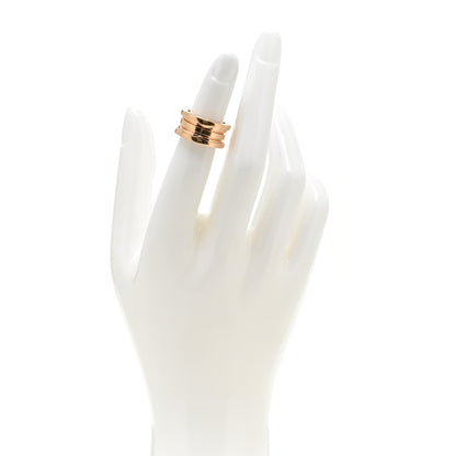 Bulgari 18K Rose Gold B.Zero1 Three-Band Ring 46 3.5 2 of 6