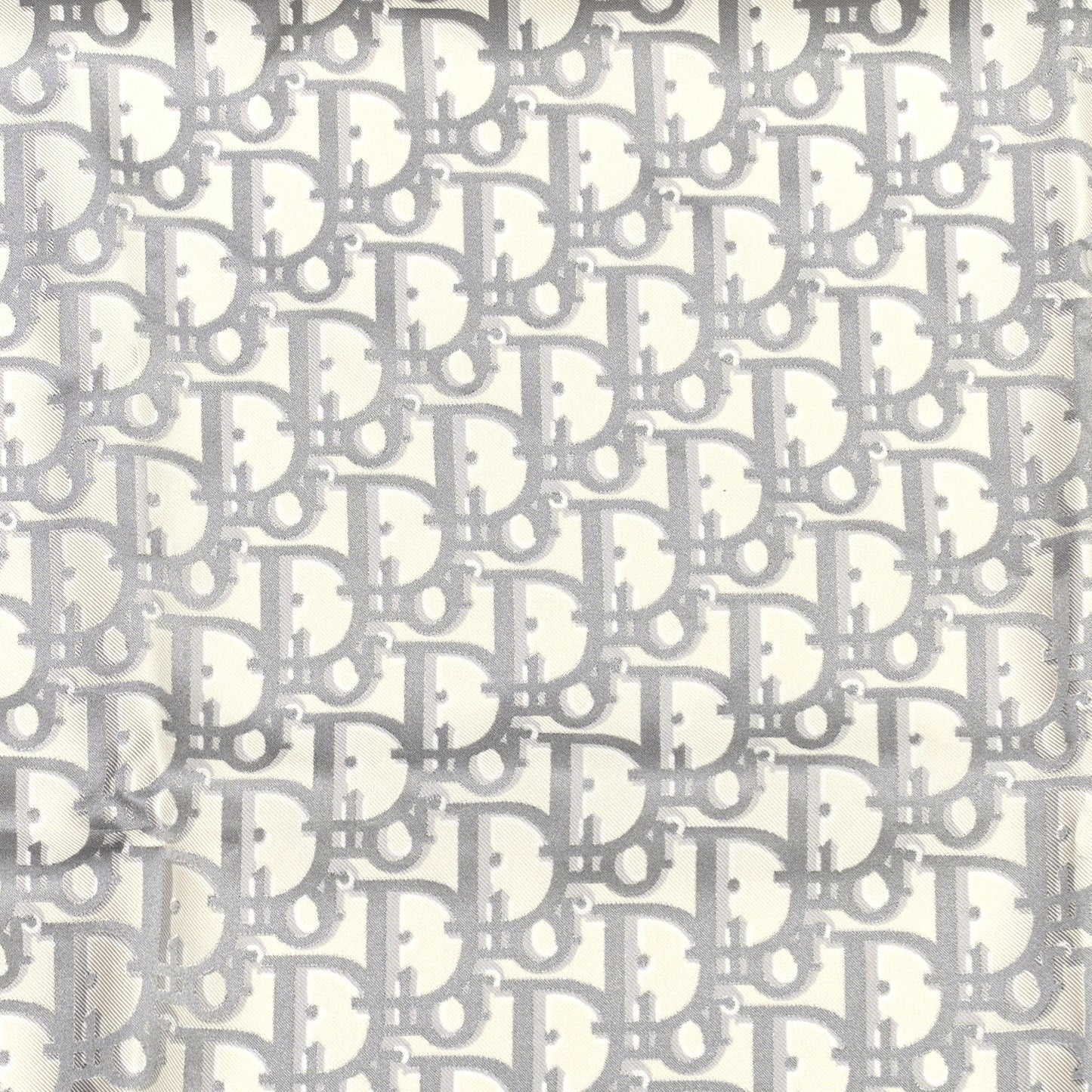 Silk Oblique Scarf Grey