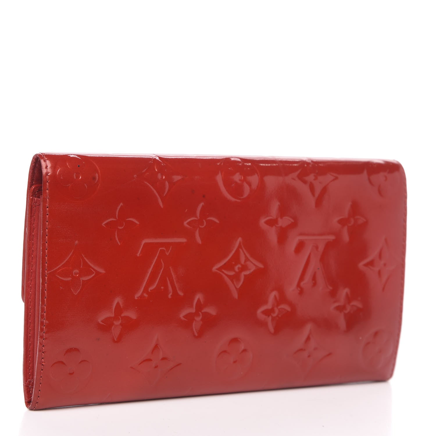 Louis Vuitton Vernis Sarah Wallet Rouge 3 of 12