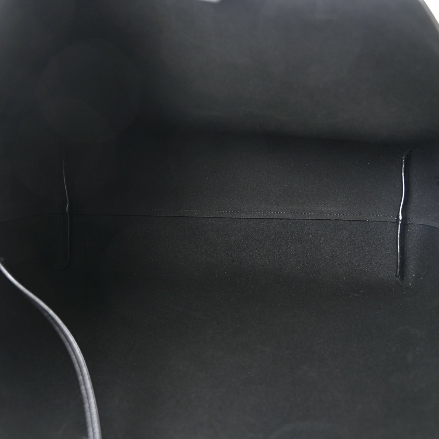 Calfskin Large Shopping Tote Black