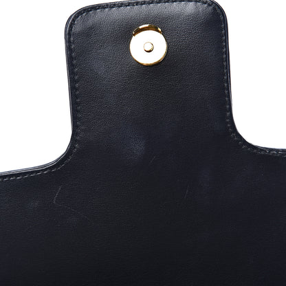 Prada Saffiano Lux Chain Shoulder Bag Black 11 of 11