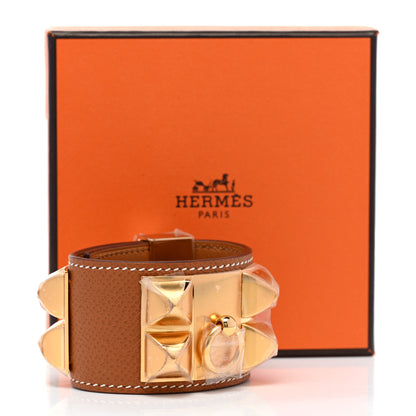 Hermes Epsom Collier de Chien CDC Bracelet Gold 7 of 7