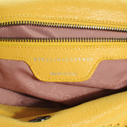 Stella McCartney Faux Leather Shaggy Deer Small Falabella Yellow 5 of 7