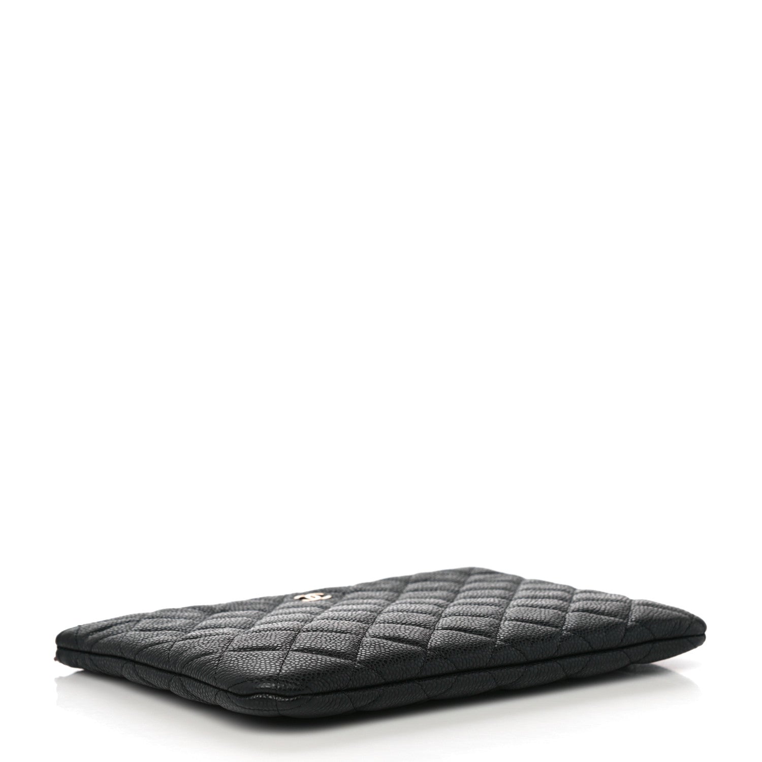 Chanel Caviar Quilted Medium Cosmetic Case Black 4 of 10