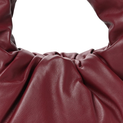 Bottega Veneta Smooth Butter Calfskin Small The Shoulder Pouch Dark Red 7 of 9