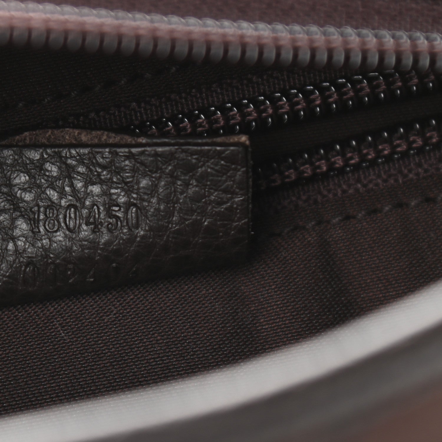 Gucci Nylon Calfskin Monogram Tall Tote Brown 7 of 9