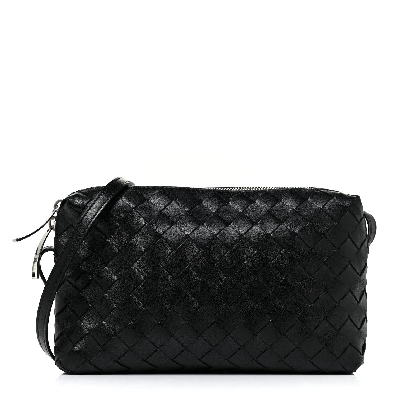 Bottega Veneta Nappa Intrecciato Nodini Mini Crossbody Black 1 of 9