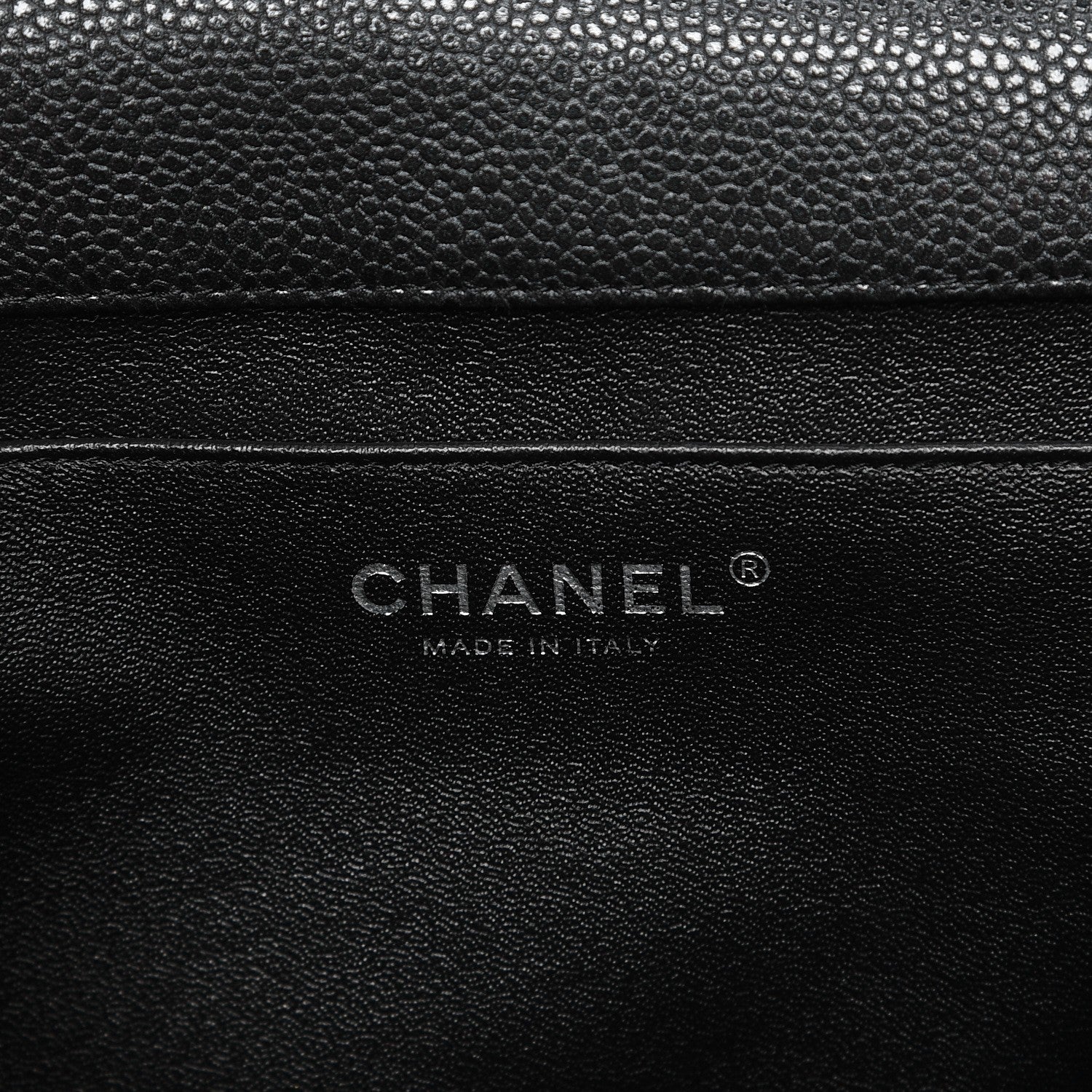 Chanel Caviar Quilted Clutch With Chain Flap Black 6 of 7