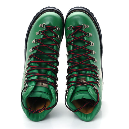 Gucci X THE NORTH FACE Calfskin Mens Hiking Ankle Boots 9 New Shamarock 2 of 11