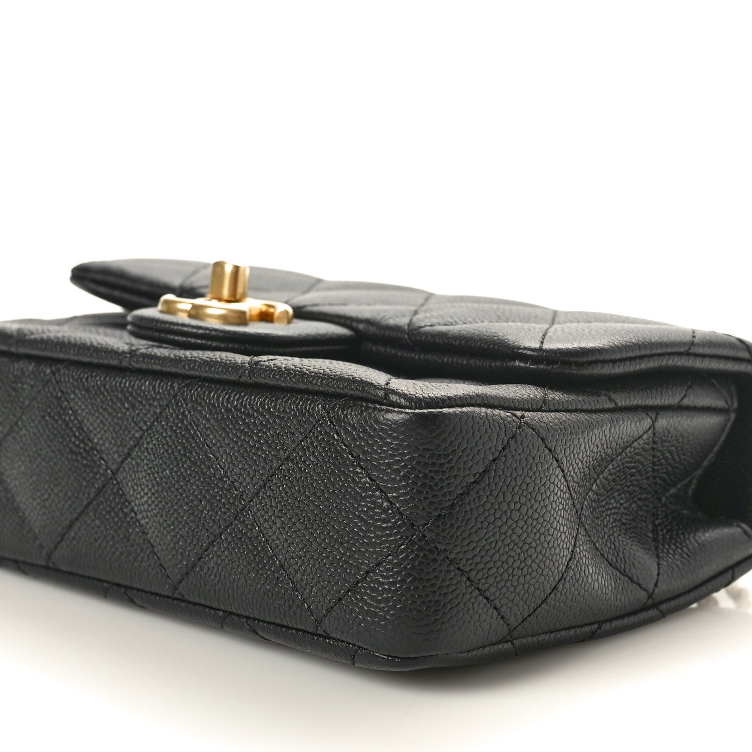 Chanel Caviar Quilted Mini Sweetheart Rectangular Flap Black 10 of 11