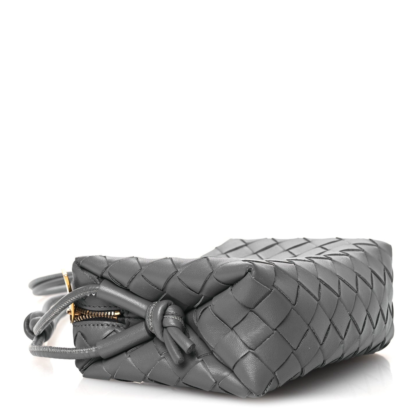 Nappa Intrecciato Mini Loop Camera Bag Thunder