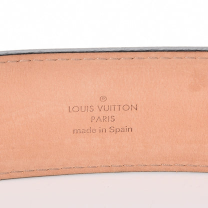 Louis Vuitton Calfskin Jeans Belt 110 44 Black 5 of 10