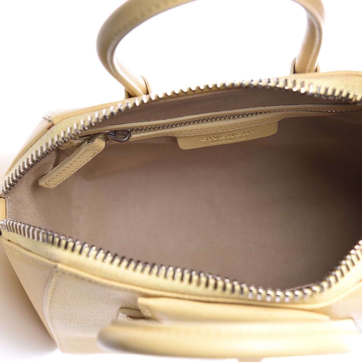 Sugar Goatskin Mini Antigona Yellow