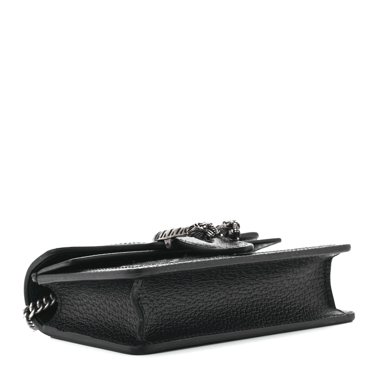 Jacquard Black Denim GG Monogram Super Mini Dionysus Shoulder Bag Black Ivory