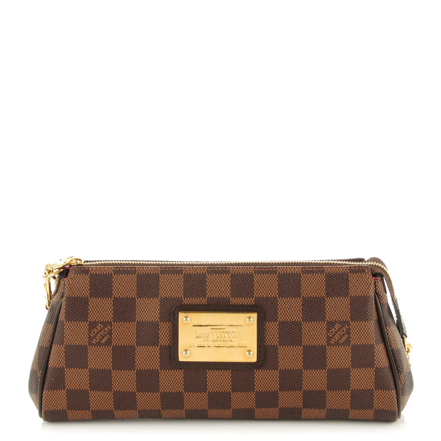 Louis Vuitton Damier Ebene Eva Clutch 1 of 6