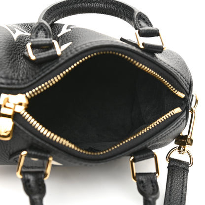 Louis Vuitton Empreinte Monogram Giant Nano Speedy Black Beige 4 of 6