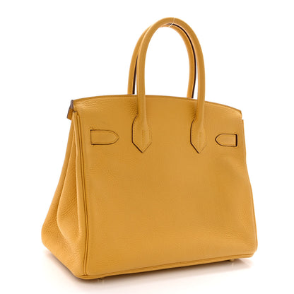Hermes Togo BIRKIN 30 Jaune Ambre 3 of 12