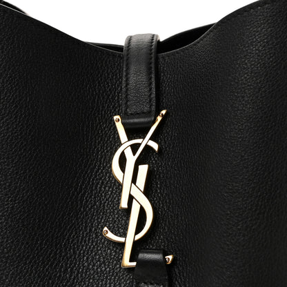 Saint Laurent Smooth Calfskin Small Le 5 A 7 Soft Hobo Black 7 of 10