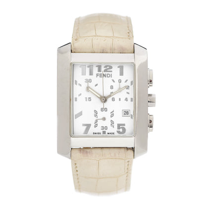 Fendi Stainless Steel Alligator 32mm Orologi Quartz Watch 1 of 6