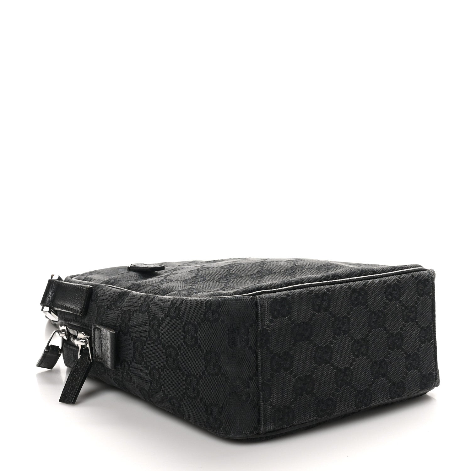 Gucci GG Monogram Flight Small Crossbody Bag Black 4 of 10