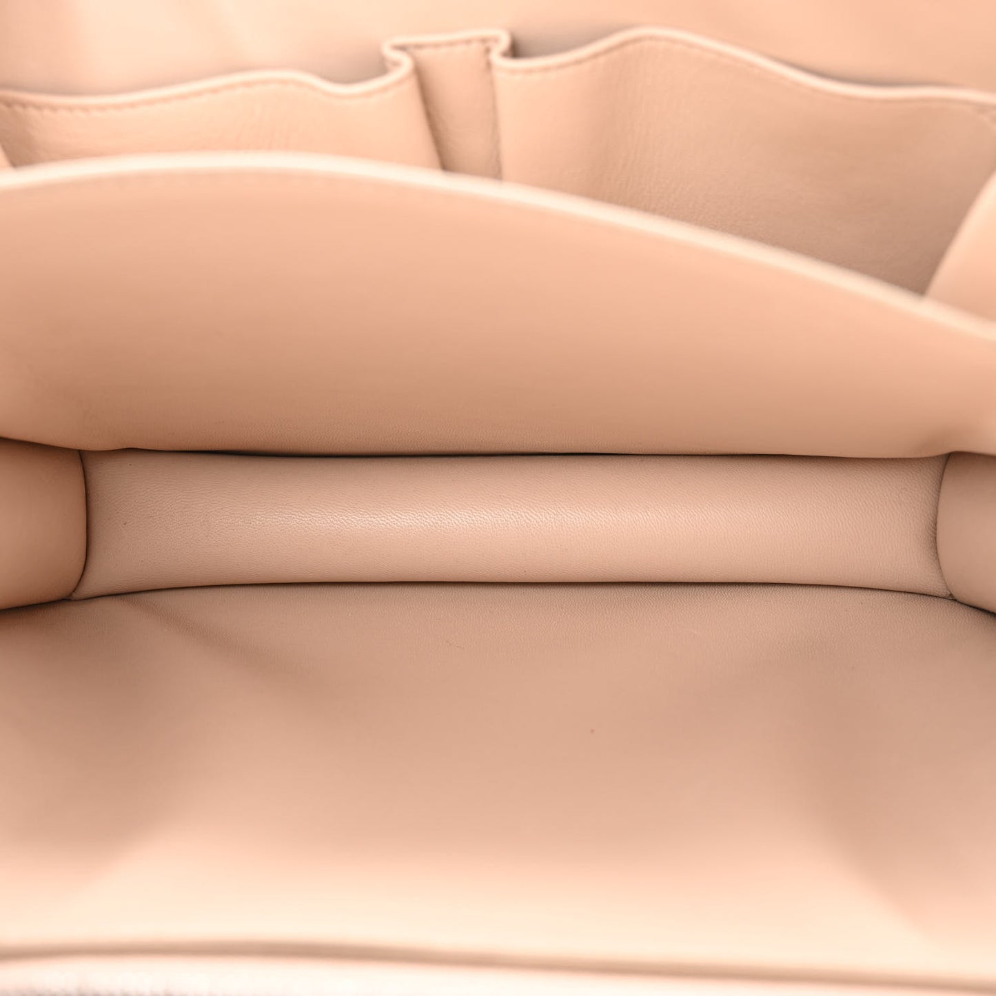 Calfskin Medium Classic Box Flap Bag Cream