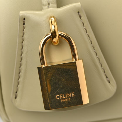 Celine Satinated Calfskin Mini 16 Top Handle Bag Almond Green 13 of 13