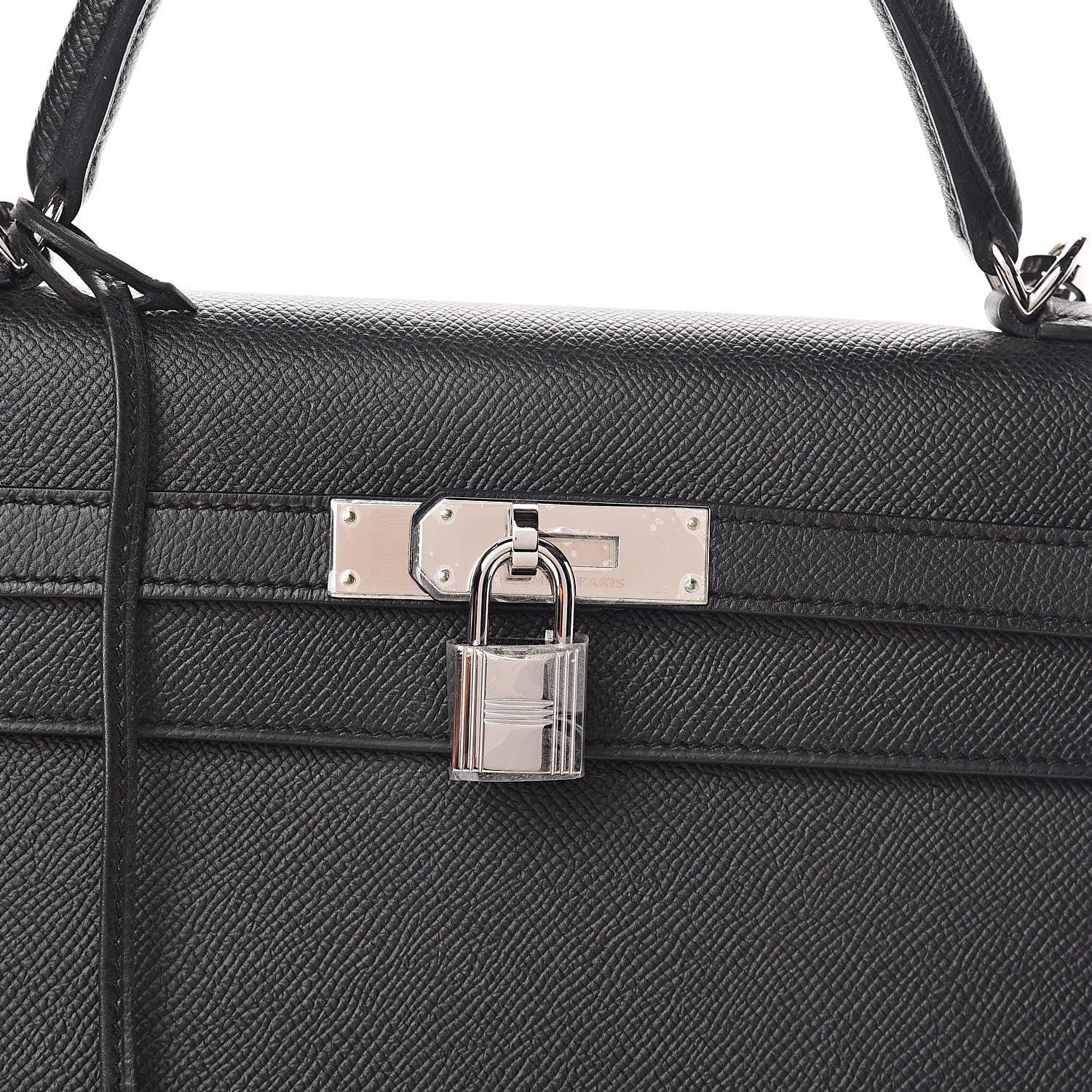 Hermes Epsom Kelly Sellier 32 Black 10 of 36