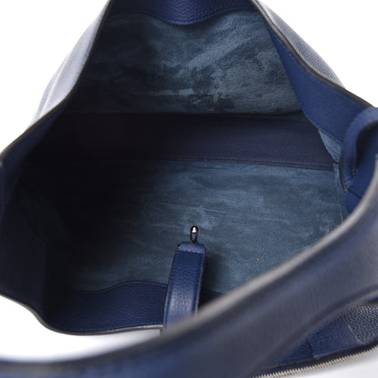 Gucci Soft Grained Calfskin Large Jackie Hobo Classic Blue Marine 6 of 8