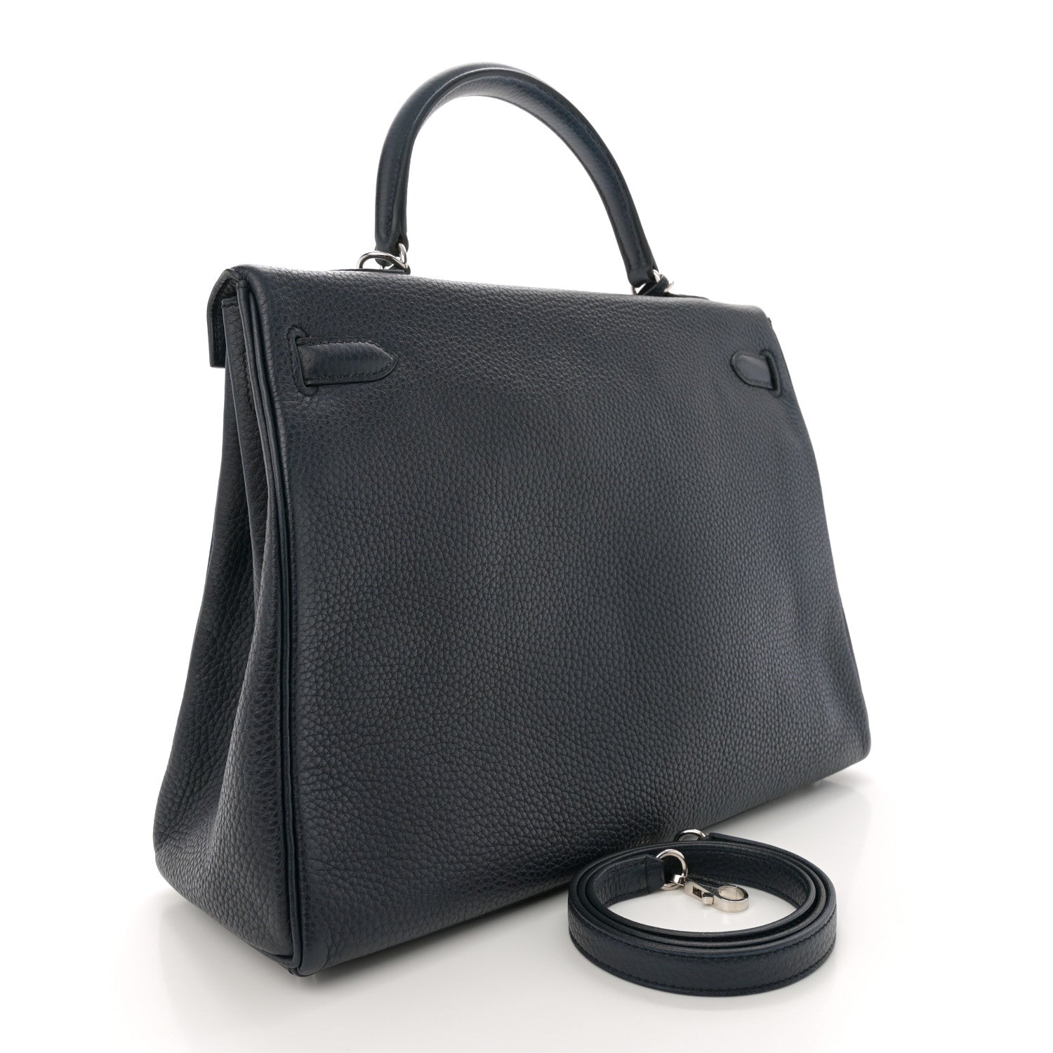 Hermes Togo Kelly Retourne 35 Bleu Nuit 3 of 10