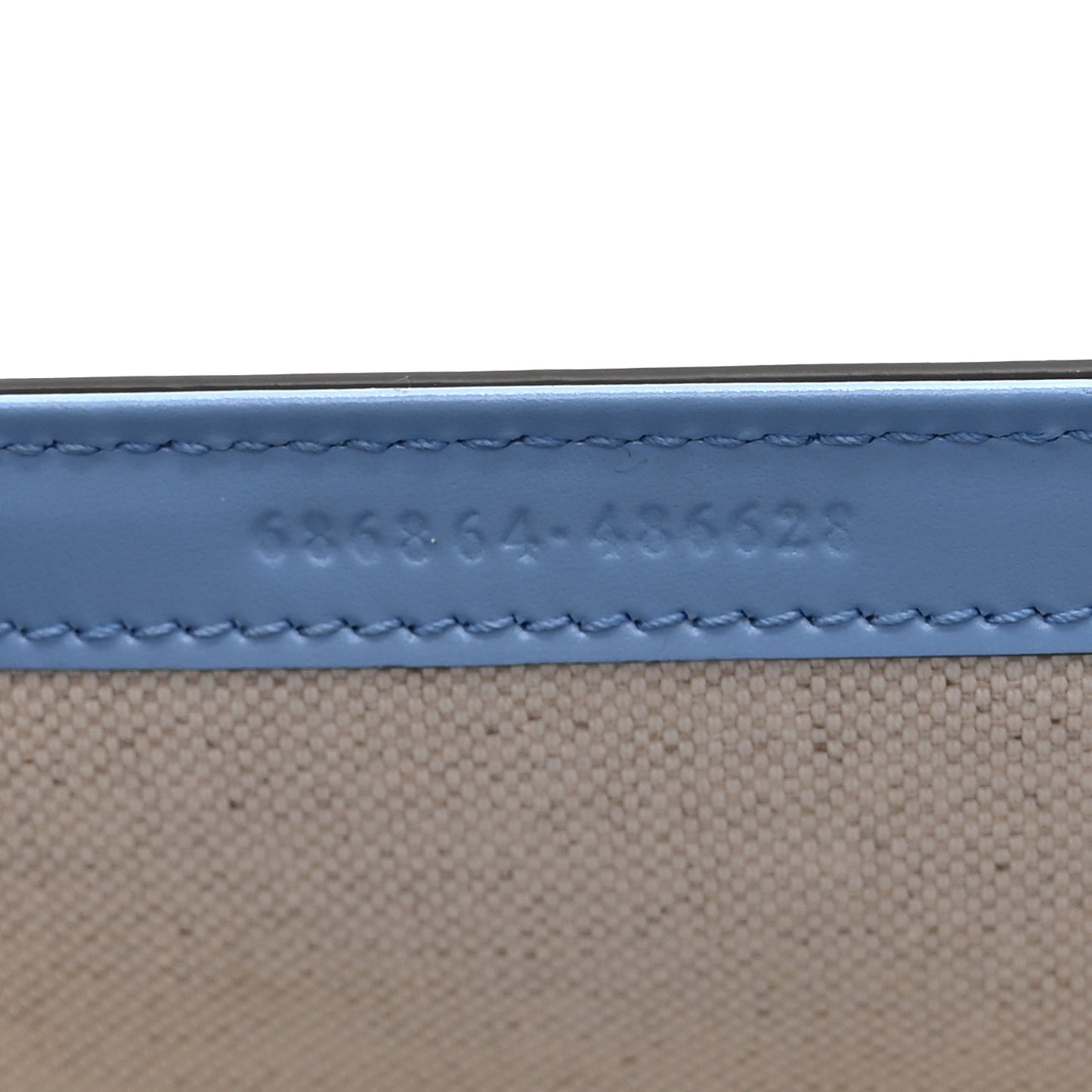 Boarded Dyana Lux Calfskin Web Mini Bamboo 1947 Top Handle Bag Blue