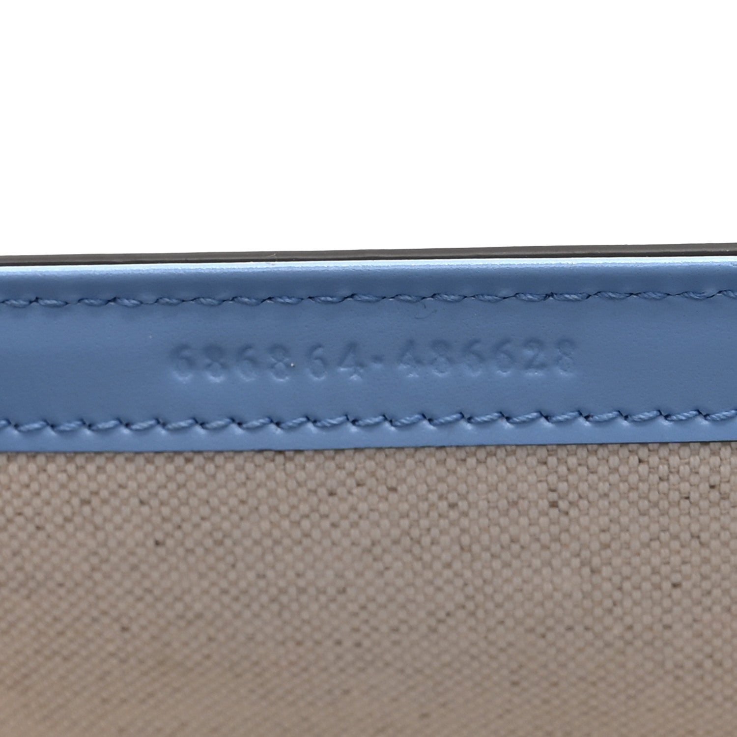 Gucci Boarded Dyana Lux Calfskin Web Mini Bamboo 1947 Top Handle Bag Blue 7 of 11