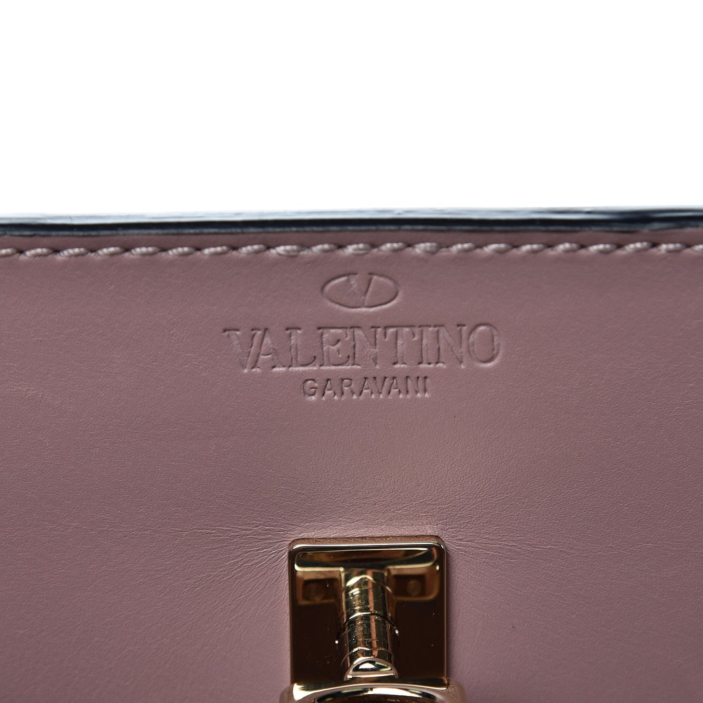 Calfskin Studded Small Joylock Satchel Lipstick