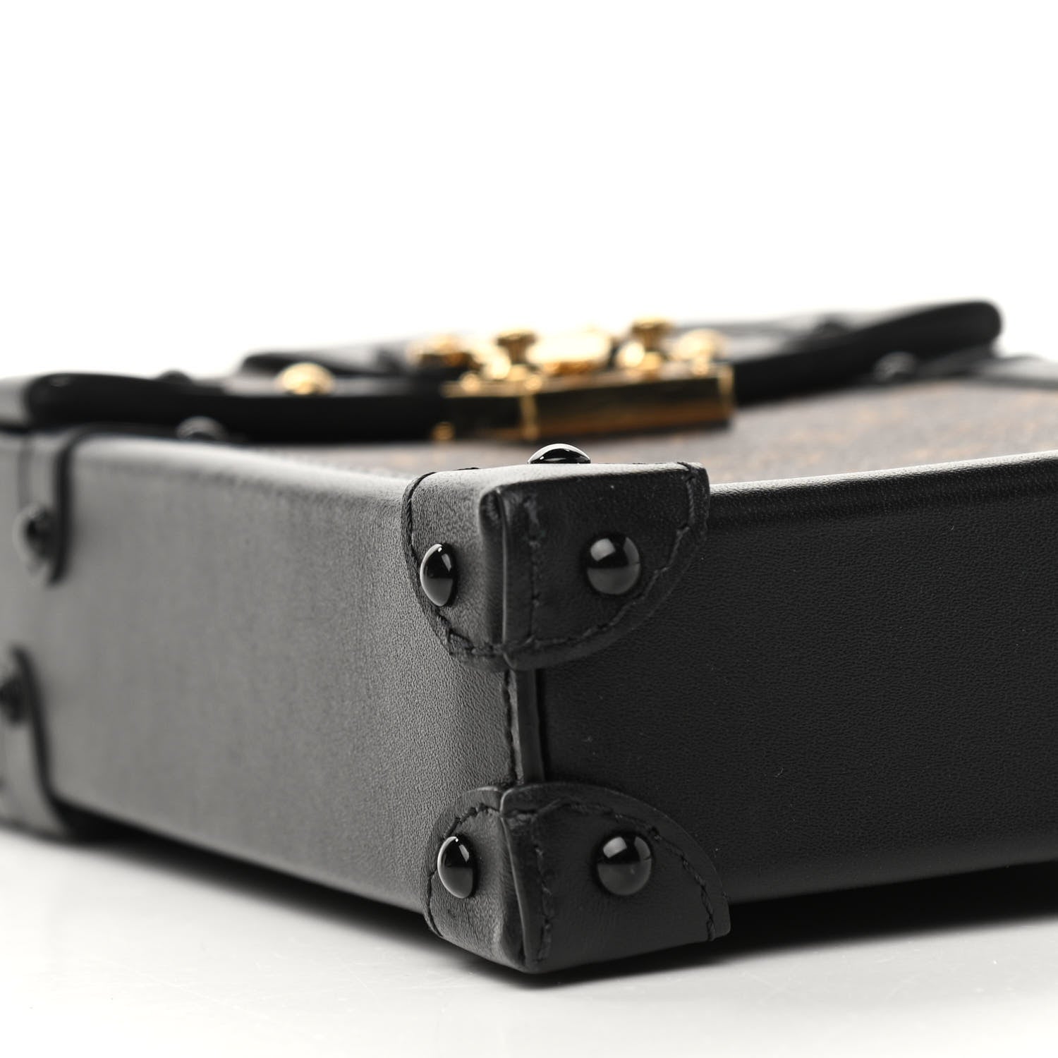 Louis Vuitton Monogram Pochette Trunk Verticale Black 9 of 10