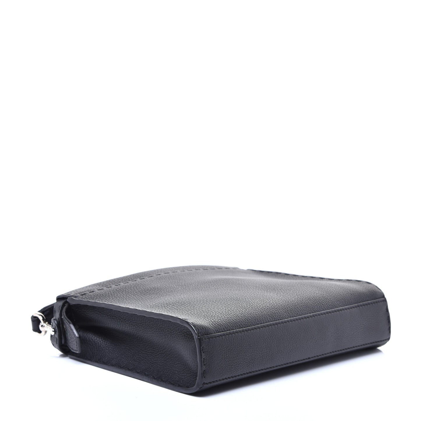 Cuoio Romano Selleria Mini Peekaboo Iconic Fit Satchel Black