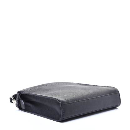 Fendi Cuoio Romano Selleria Mini Peekaboo Iconic Fit Satchel Black 4 of 8