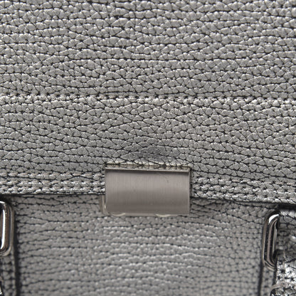 3.1 Phillip Lim 3.1 Textured Calfskin Medium Pashli Satchel Silver 15 of 16