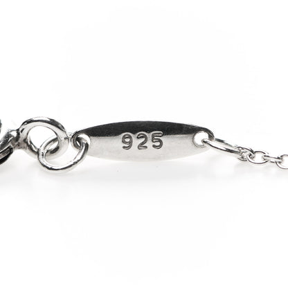 Tiffany Sterling Silver Diamond .05ct Elsa Peretti Diamonds by the Yard Pendant Necklace 5 of 7
