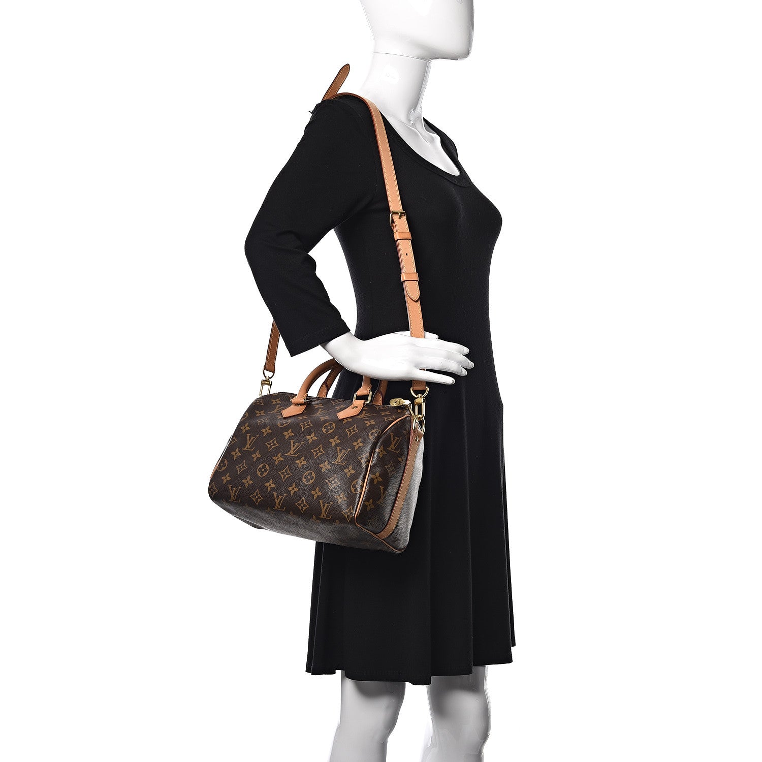 Louis Vuitton Monogram Speedy Bandouliere 25 2 of 10