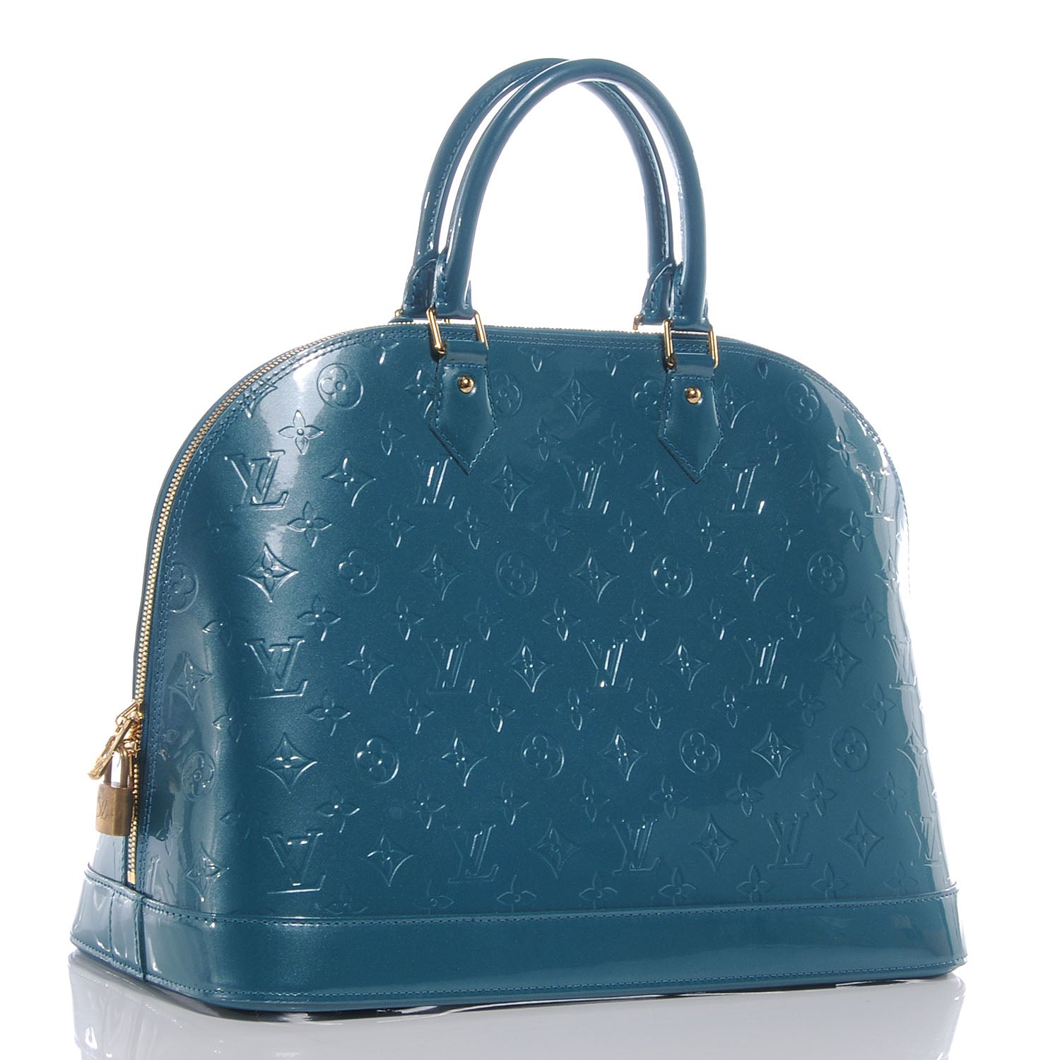 Louis Vuitton Vernis Alma GM Blue Galactic 3 of 9